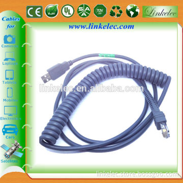 Symbol Scanner Coiled USB Cable 25-53492-30